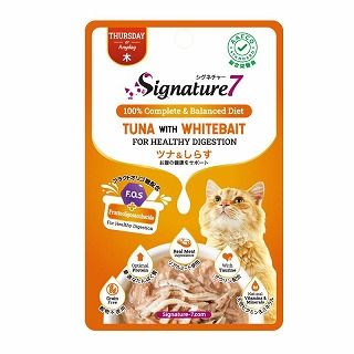 [ファンタジーワールド]シグネチャー7 キャット グレイビー 【木】 パウチ ツナ&しらす 50g