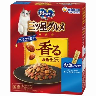 [ユニ・チャーム]銀のスプーン 三ツ星グルメ 香るお魚仕立て お魚レシピ 240g