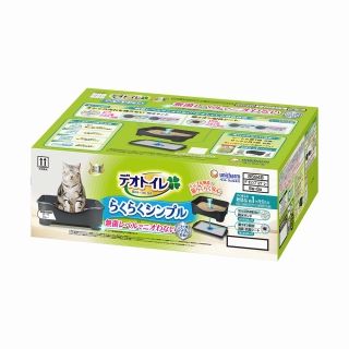 [ユニ・チャーム]デオトイレ らくらくシンプル本体セット ダークグレー