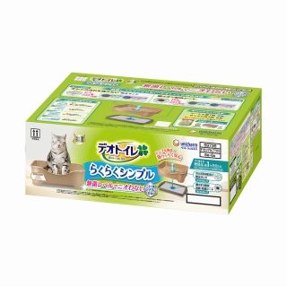 [ユニ・チャーム]デオトイレ らくらくシンプル本体セットライトブラウン