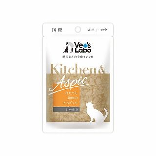 [ジャパンペットコミュニケーションズ]Kitchen & Aspic ほたてと鶏肉のアスピック 40g