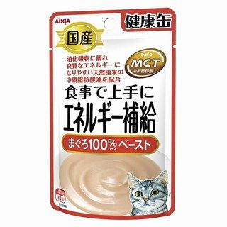 [アイシア]国産 健康缶パウチ エネルギー補給まぐろペースト 40g