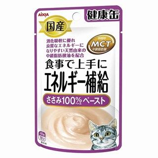 [アイシア]国産 健康缶パウチ エネルギー補給ささみペースト 40g