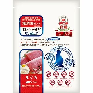 [リバードコーポレーション]ねこペ~すと 無添加ピュアseries PureValue7 腎臓健康維持 まぐろ 30g×7本