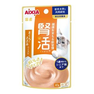 [アイシア]腎活 まぐろとささみペースト 40g