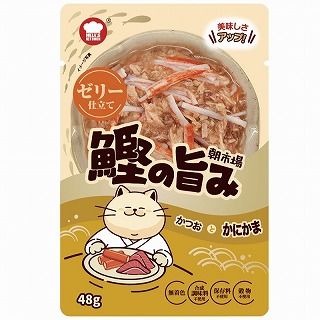 [F&Bell]朝市場 鰹の旨み ゼリー仕立て かつおとかにかま 48g