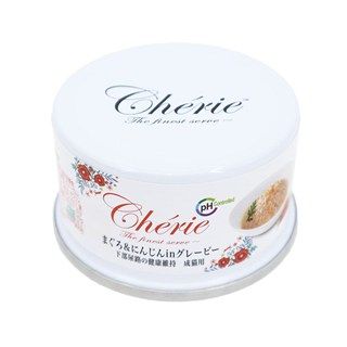 [HappyDays]HappyDays Cherie まぐろ&にんじんinグレービー 下部尿路の健康維持 成猫用 80g
