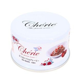 [HappyDays]HappyDays Cherie まぐろ&トマトinグレービー 関節の健康維持 成猫用 80g