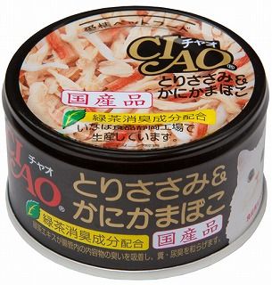 [いなば]CIAO とりささみ&かにかまぼこ 85g