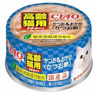 [いなば]CIAO 14歳からのかつお&おかか(かつお節) 85g