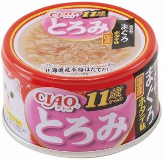 [いなば]CIAO とろみ 11歳からのささみ･まぐろ ホタテ味 80g