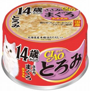 [いなば]CIAO とろみ 14歳からのささみ･まぐろ ホタテ味 80g