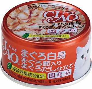 [いなば]CIAO まぐろ白身 まぐろ節入り まぐろだし仕立て 85g