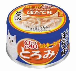 [いなば]CIAO とろみミルキータイプ まぐろ･ささみ ほたて味 80g