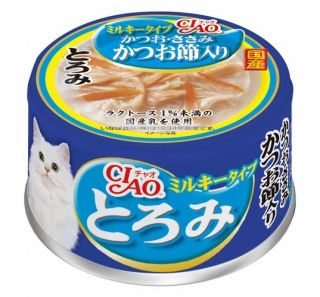 [いなば]CIAO とろみミルキータイプ かつお･ささみ かつお節入り 80g