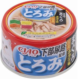 [いなば]CIAO とろみ 下部尿路配慮 ささみ･まぐろ ホタテ味 80g