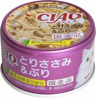 [いなば]CIAO とりささみ&ぶり 85g