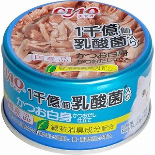 [いなば]CIAO 1千億個乳酸菌入り かつお白身 かつおだし仕立て 85g