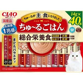 [いなば]CIAO ちゅ~るごはん まぐろバラエティ 14g×40本