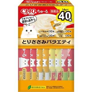[いなば]CIAOちゅ~る とりささみバラエティBOX 14g×40本