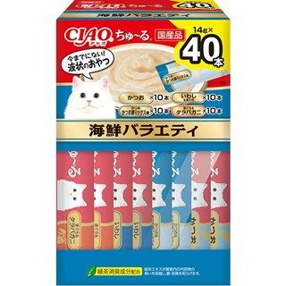 [いなば]CIAOちゅ~る 海鮮バラエティBOX 14g×40本