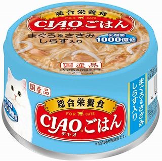 [いなば]CIAOごはん まぐろ&ささみ しらす入り 85g