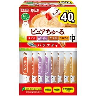 [いなば]CIAO ピュアちゅ~る バラエティBOX 14g×40本入