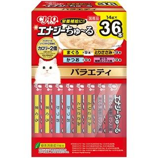 [いなば]CIAO エナジーちゅ~る バラエティBOX 14g×36袋