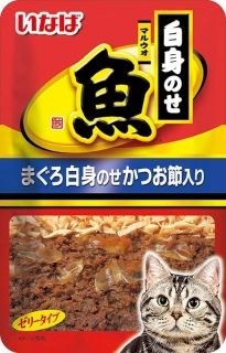 [いなば]いなば マルウオ白身のせパウチ まぐろ白身のせかつお節入り 40g