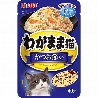 [いなば]いなば わがまま猫まぐろパウチ かつお節入り 40g