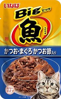 [いなば]いなば Bigマルウオ かつお･まぐろ かつお節入り 80g