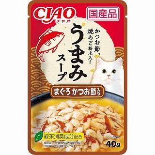 [いなば]CIAO 旨みスープパウチ まぐろ かつお節入り 40g