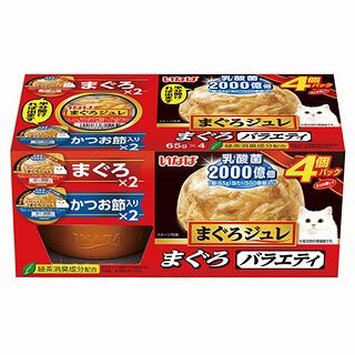 [いなば]いなば まぐろジュレ 乳酸菌入り まぐろバラエティ 65g×4個パック