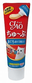 [いなば]CIAO ちゅ~ぶ まぐろ ほたて貝柱入り 80g
