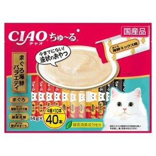 [いなば]CIAO ちゅ~る まぐろ海鮮バラエティ 14g×40本