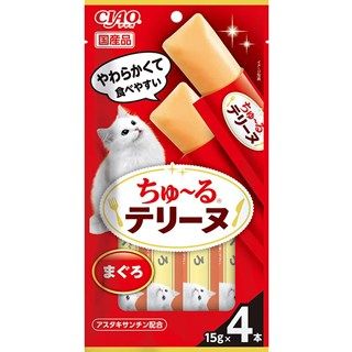 [いなば]CIAO ちゅ~るテリーヌ まぐろ 15g×4本