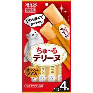 [いなば]CIAO ちゅ~るテリーヌ まぐろ&ささみ 15g×4本