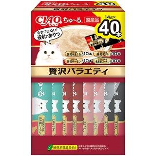 [いなば]CIAOちゅ~る 贅沢バラエティBOX 14g×40本入