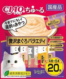 [いなば]CIAO ちゅ~る 贅沢まぐろバラエティ 14g×20本入