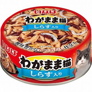 [いなば]いなば わがまま猫 しらす入り かつお･まぐろ 115g