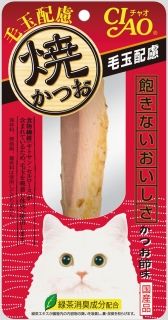 [いなば]CIAO 焼かつお 毛玉配慮 かつお節味 1本