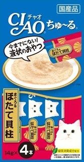 [いなば]CIAO ちゅ~る まぐろ&ほたて貝柱 14g×4本