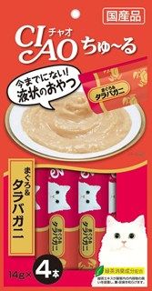 [いなば]CIAO ちゅ~る まぐろ&タラバガニ 14g×4本