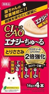 [いなば]CIAO エナジーちゅ~る とりささみ 14g×4本