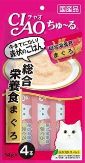 [いなば]CIAO ちゅ~る 総合栄養食 まぐろ 14g×4本