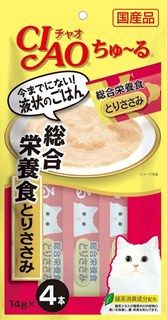 [いなば]CIAO ちゅ~る 総合栄養食 とりささみ 14g×4本