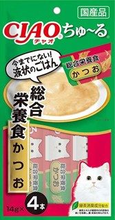 [いなば]CIAO ちゅ~る 総合栄養食 かつお 14g×4本