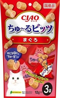 [いなば]CIAO ちゅ~るビッツ まぐろ 12g×3袋