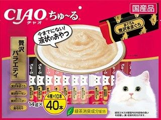 [いなば]CIAO ちゅ~る 贅沢バラエティ 14g×40本
