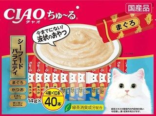 [いなば]CIAO ちゅ~る シーフードバラエティ 14g×40本